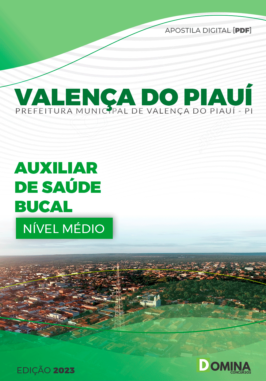 Apostila Concurso Pref Valença PI 2023 Auxiliar Saúde Bucal