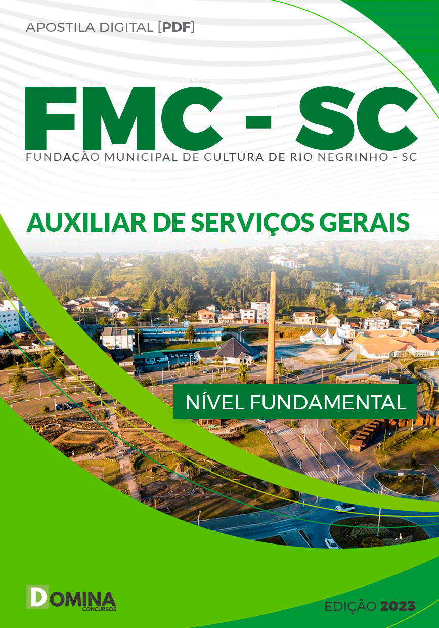Apostila FMC Rio Negrinho SC 2023 Auxiliar Serviços Gerais