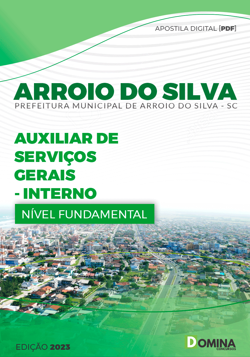 Pref Arroio do Silva SC 2023 Auxiliar de Serviços Gerais Interno