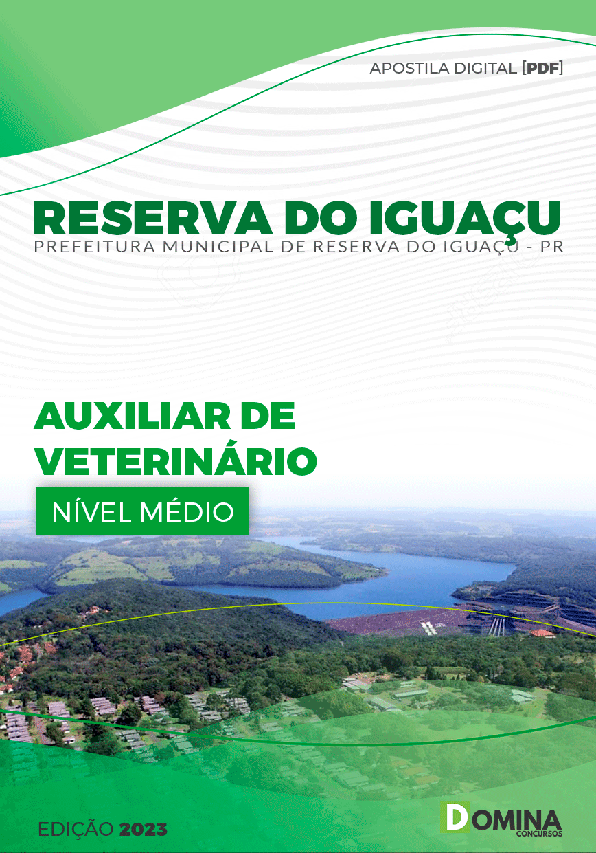 Apostila Pref Reserva do Iguaçu PR 2023 Auxiliar Veterinário