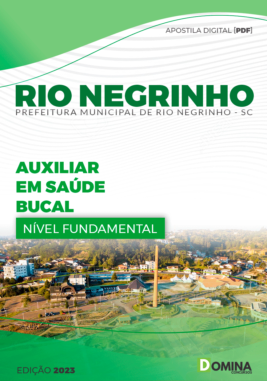 Apostila Pref Rio Negrinho SC 2023 Auxiliar Saúde Bucal