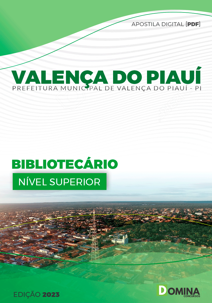 Apostila Concurso Pref Valença PI 2023 Bibliotecário