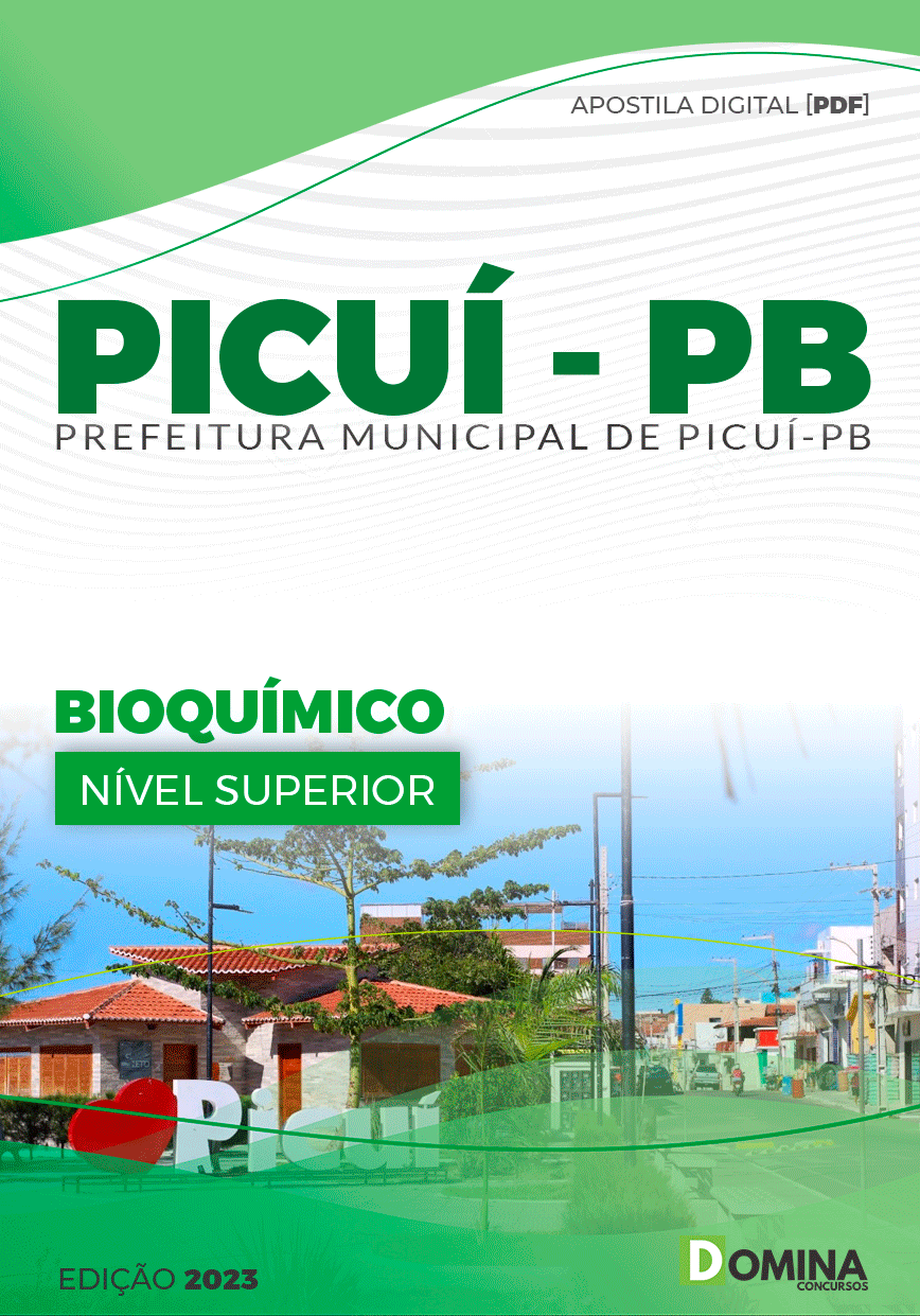 Apostila Pref Picuí PB 2023 Bioquímico