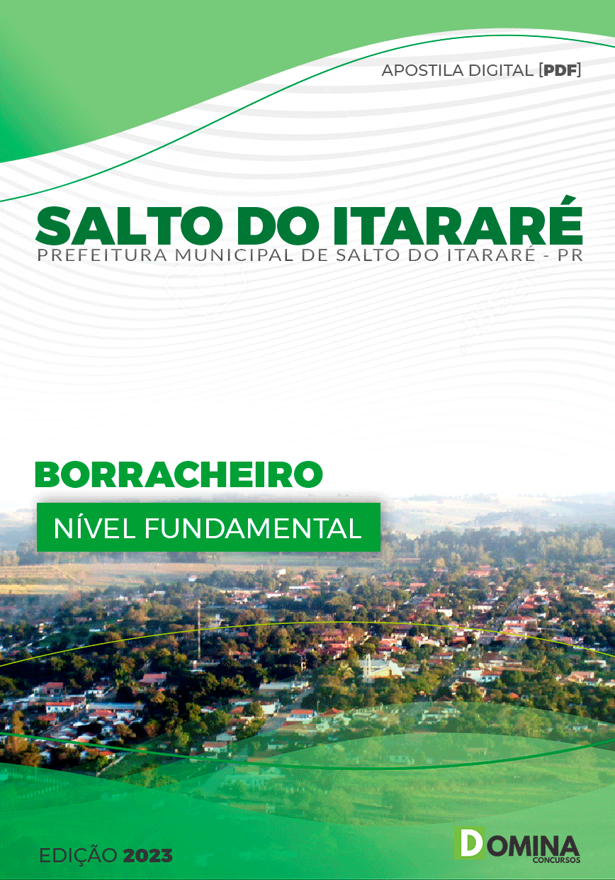 Apostila Pref Salto do Itararé PR 2023 Borracheiro