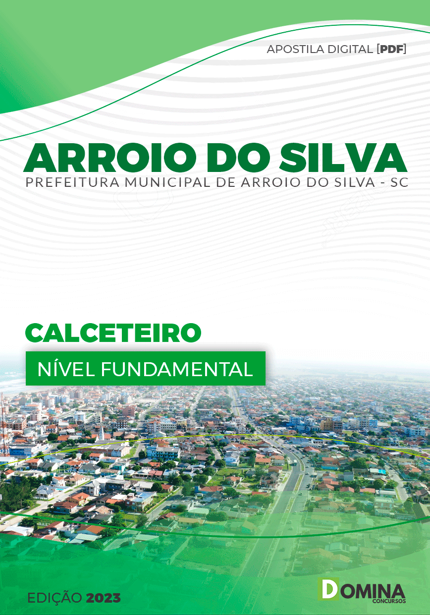 Apostila Pref Arroio do Silva SC 2023 Calceteiro