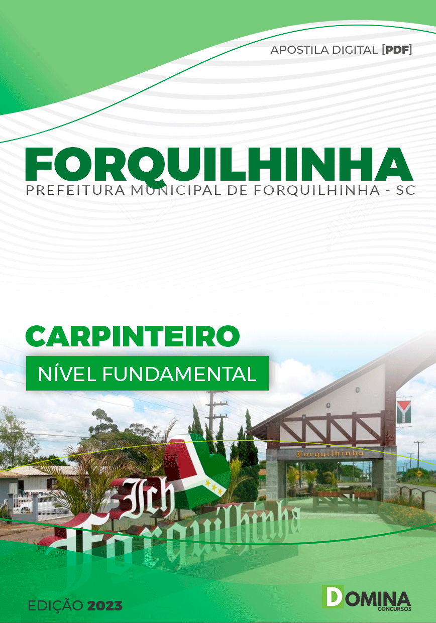 Apostila Pref Forquilhinha SC 2023 Carpinteiro