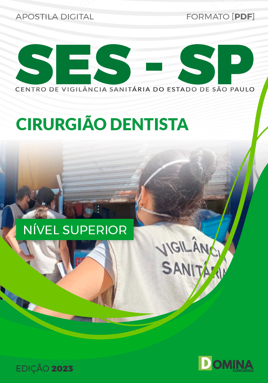 Apostila SES SP 2023 Vigilância Sanitária 2023 Cirurgião Dentista