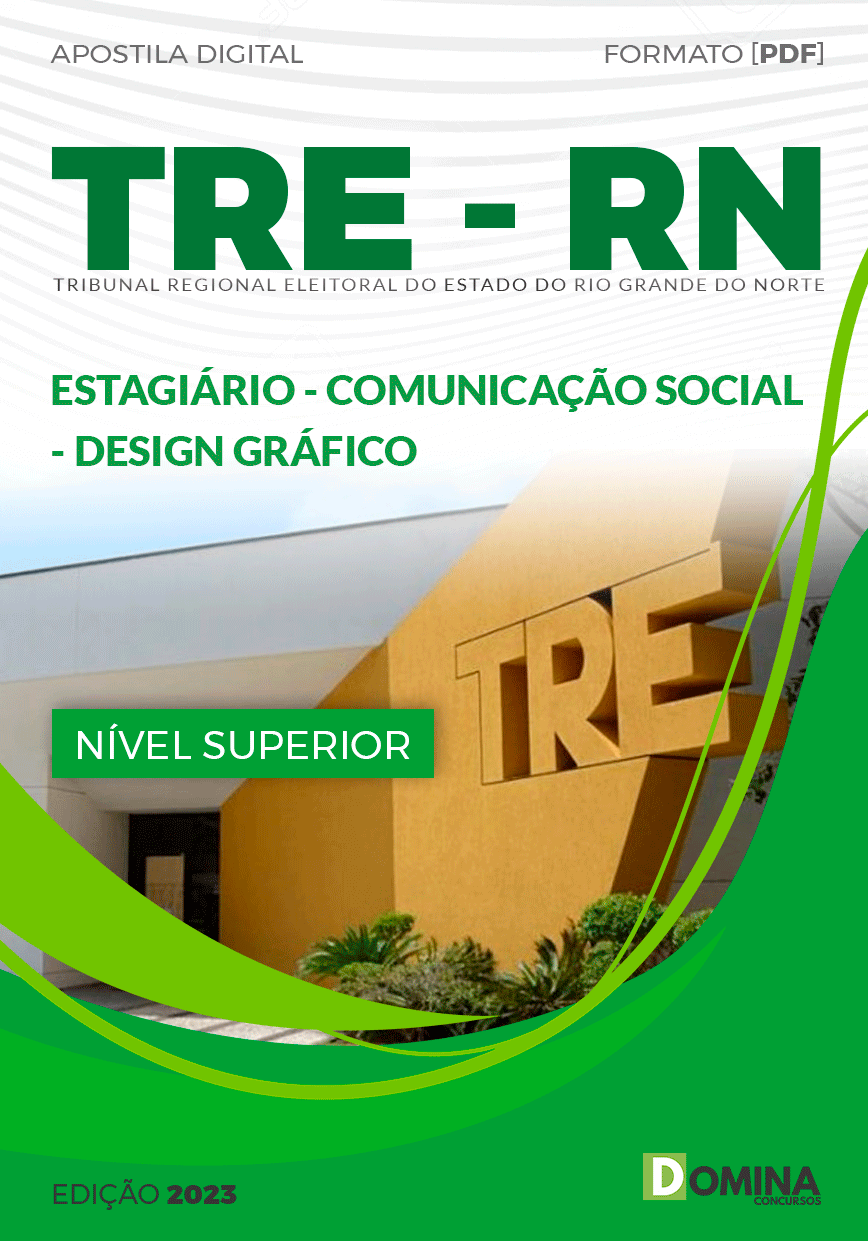 Apostila Concurso TRE RN 2023 Comunicação Social Design Gráfico