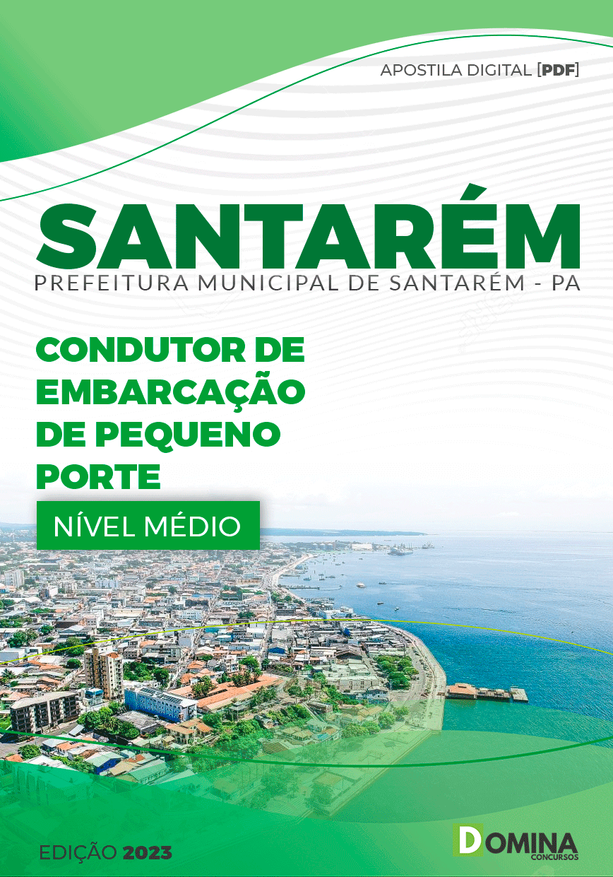 Apostila Pref Santarém PA 2024 Auxiliar Condutor Embarcação