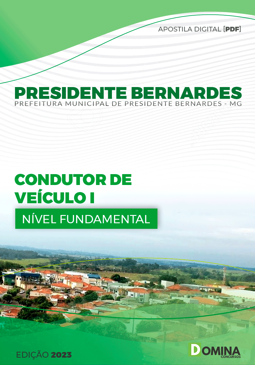Pref Presidente Bernardes MG 2023 Condutor de Veículo I