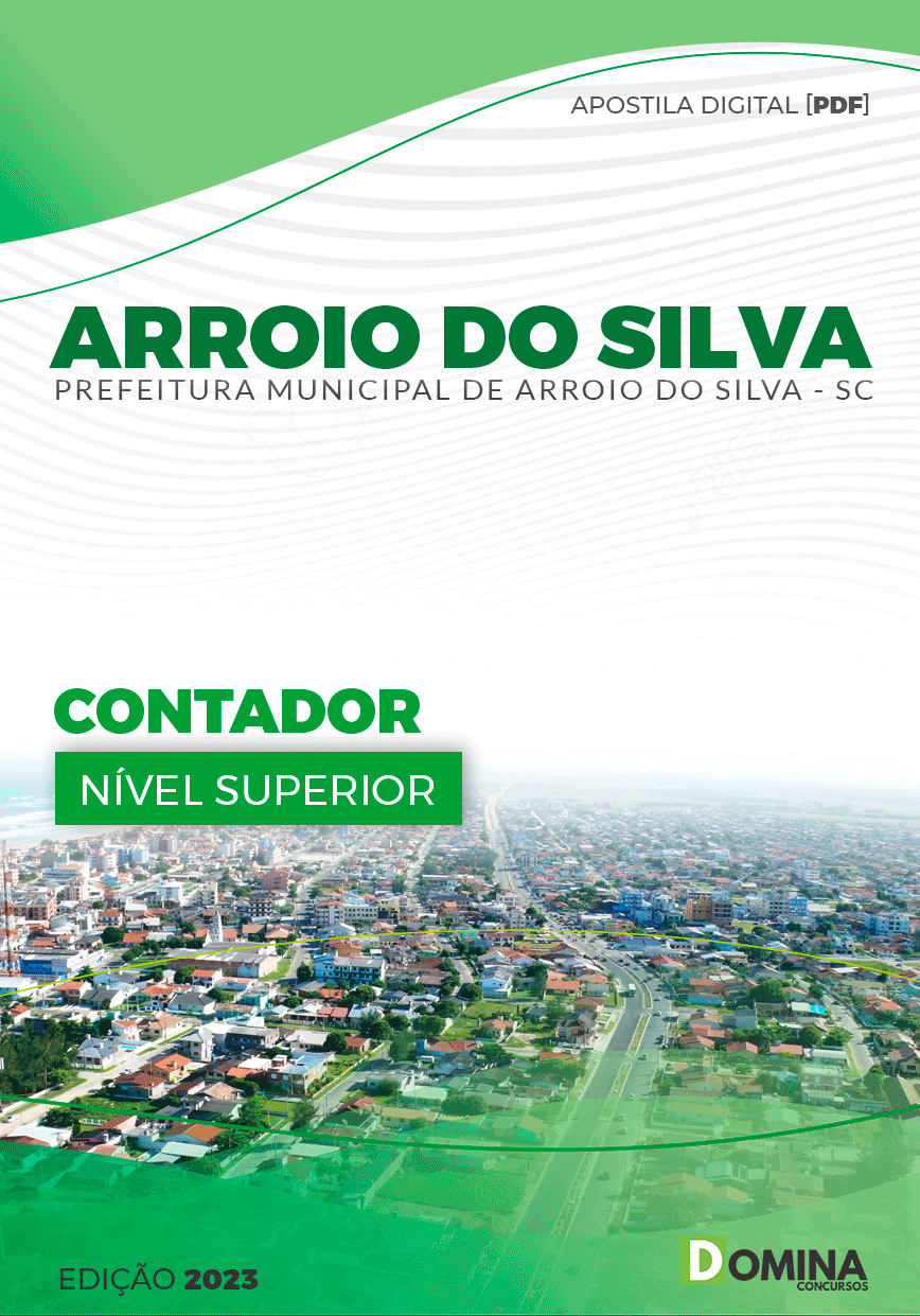 Apostila Pref Arroio do Silva SC 2023 Contador