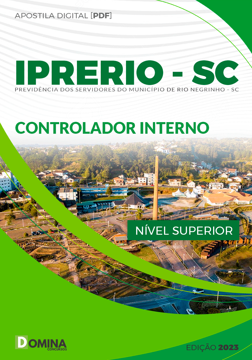 Apostila IPRERIO Rio Negrinho SC 2023 Controlador Interno