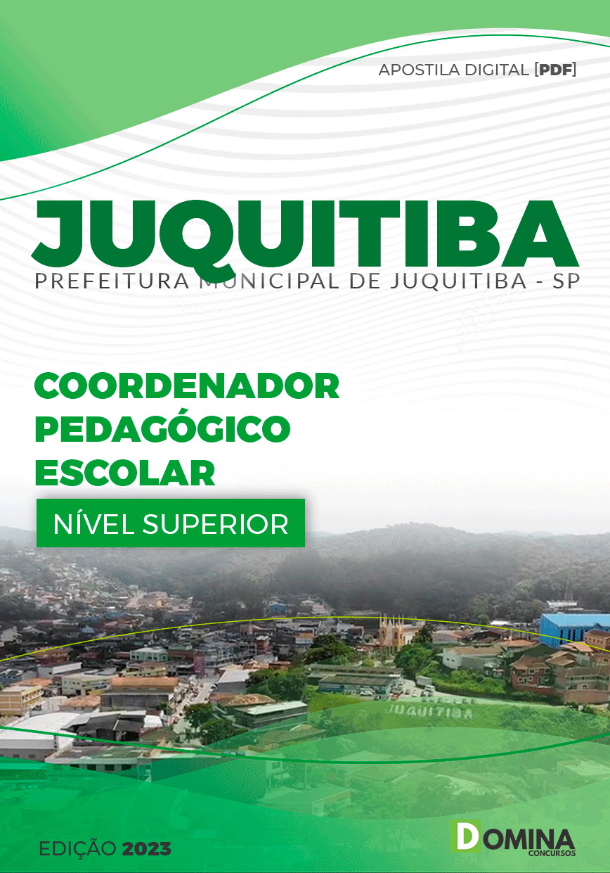 Apostila Pref Juquitiba SP 2024 Coordenador Pedagógico Escolar