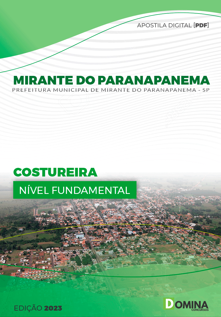 Pref Mirante Paranapanema SP 2023 Costureira