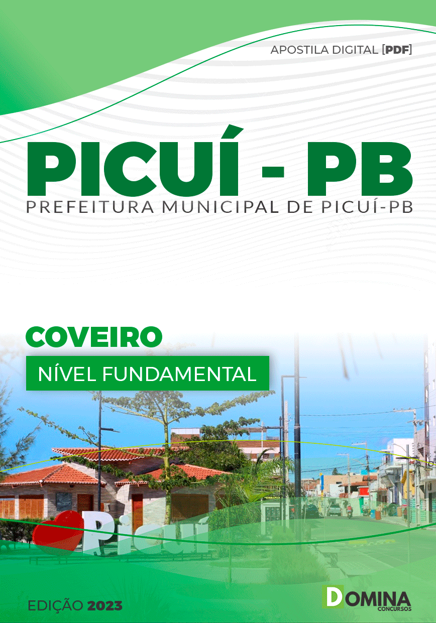 Apostila Pref Picuí PB 2023 Coveiro