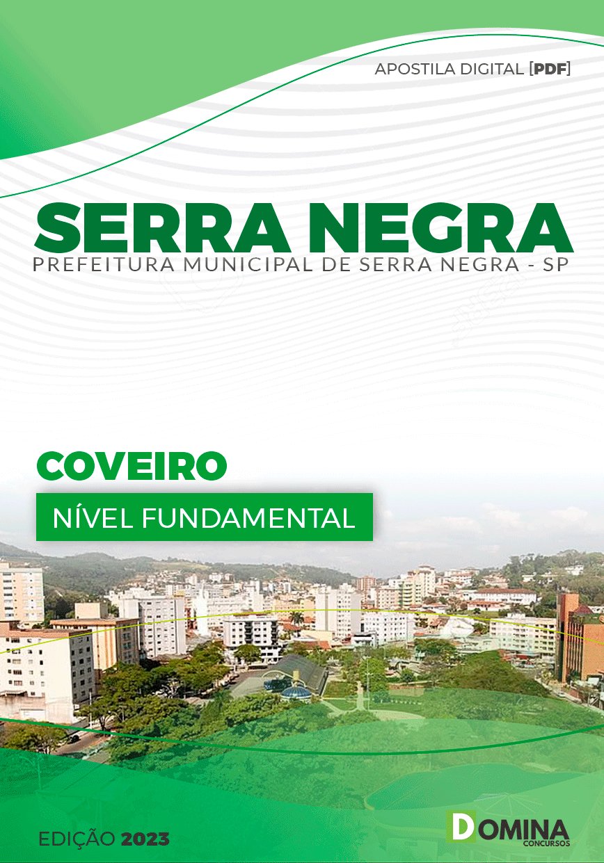 Apostila Pref Serra Negra SP 2023 Coveiro