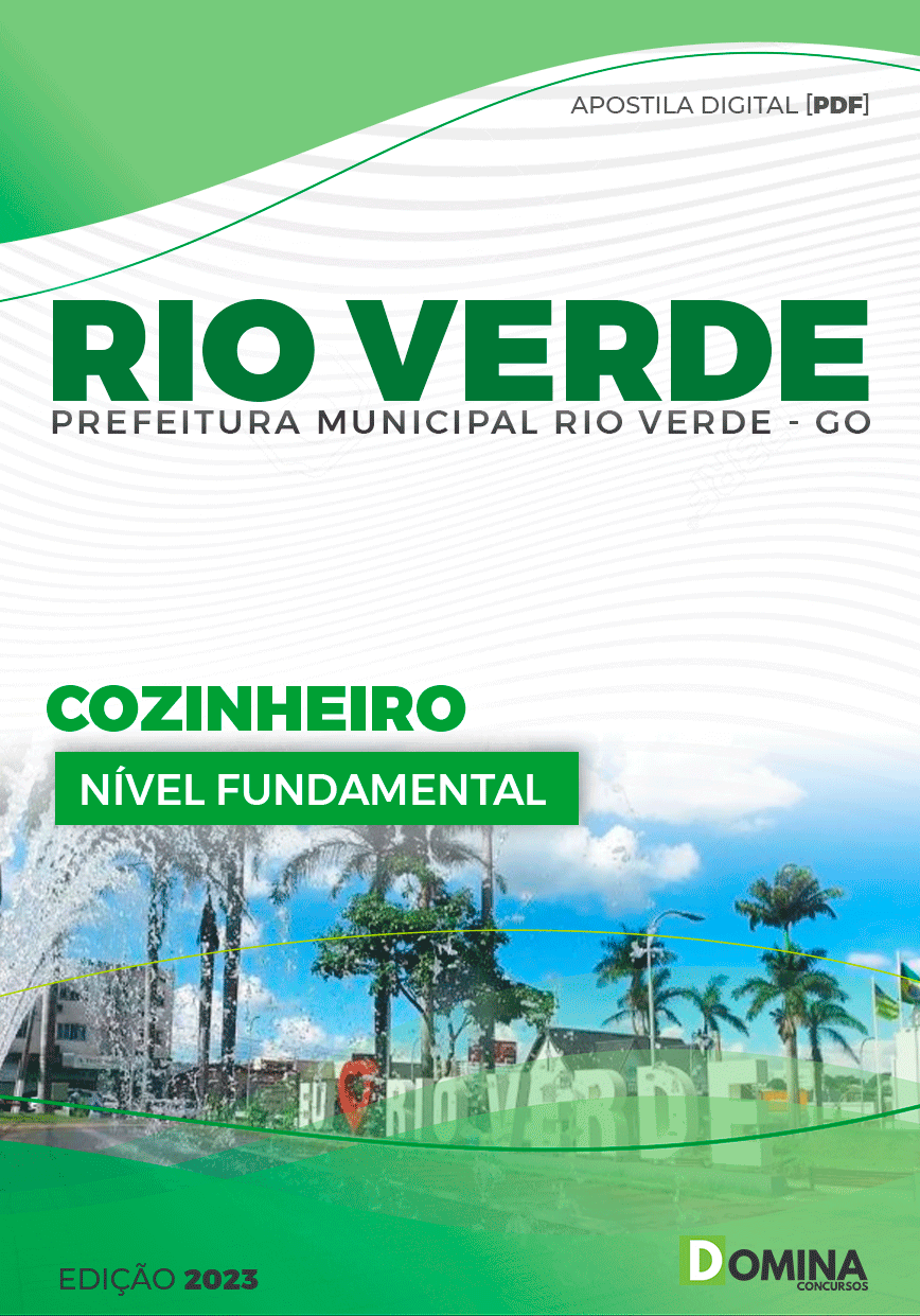 Apostila Concurso Pref Rio Verde GO 2023 Cozinheiro