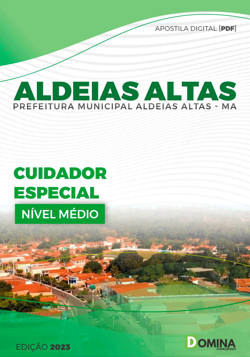 Apostila Pref Aldeias Altas MA 2023 Cuidador Especial