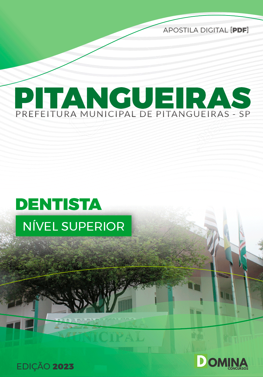 Apostila Concurso Pref Pitangueiras SP 2024 Dentista