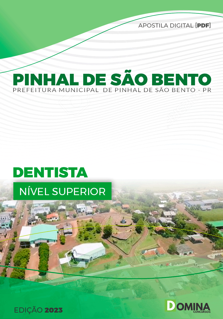 Apostila Pref Pinhal de São Bento PR 2023 Dentista