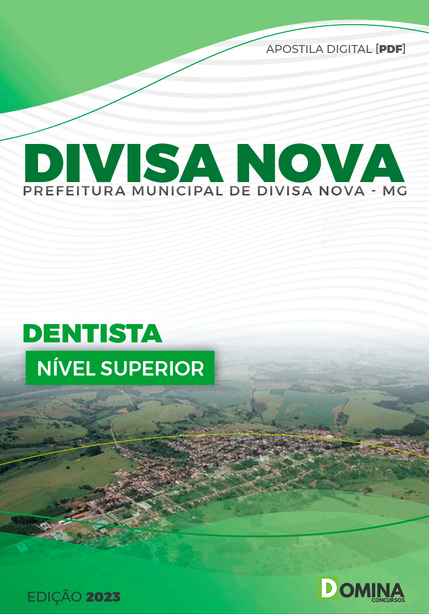 Apostila Prefeitura Divisa Nova MG 2023 Dentista