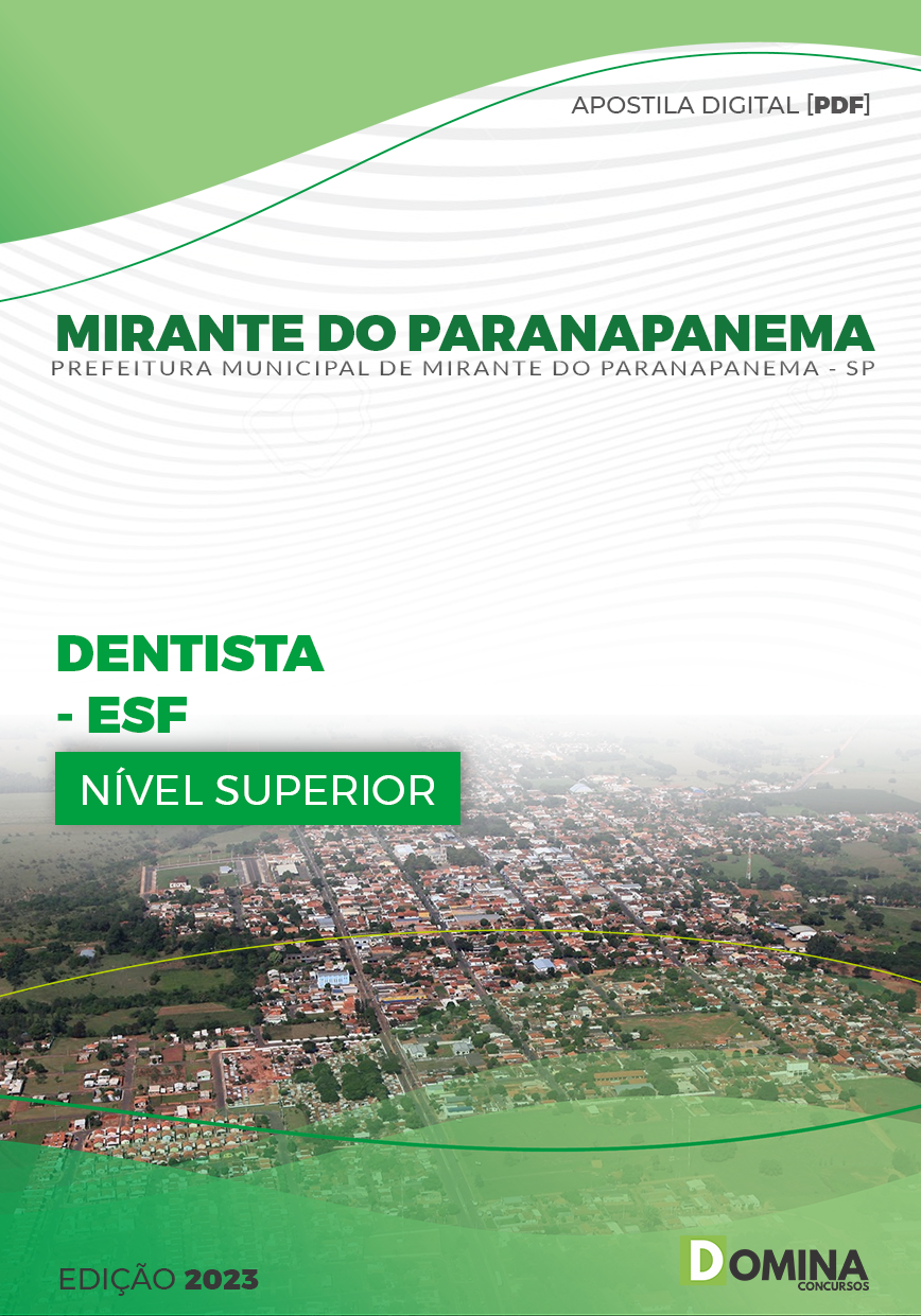 Pref Mirante Paranapanema SP 2023 Dentista ESF