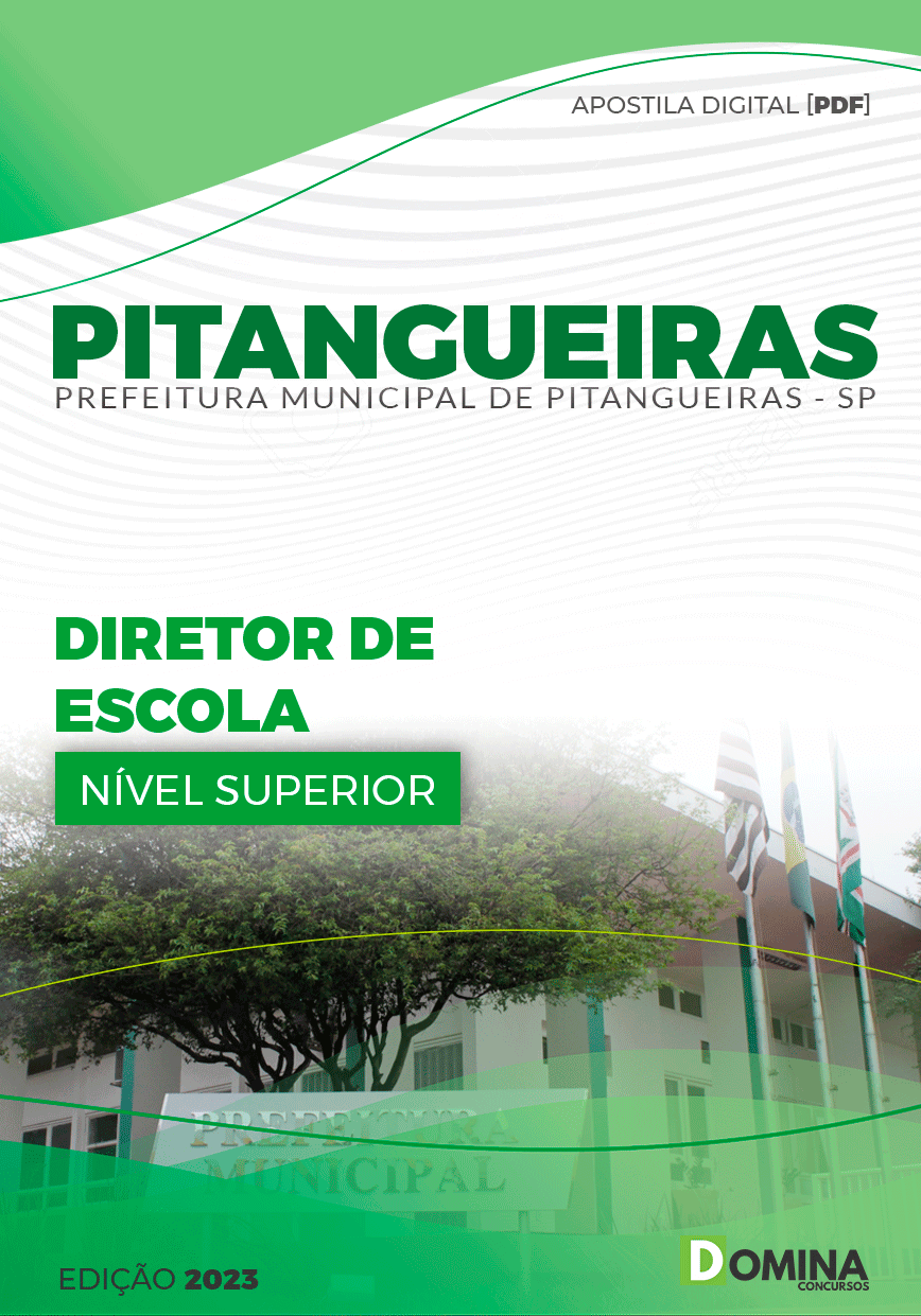 Apostila Pref Pitangueiras SP 2024 Diretor Escola