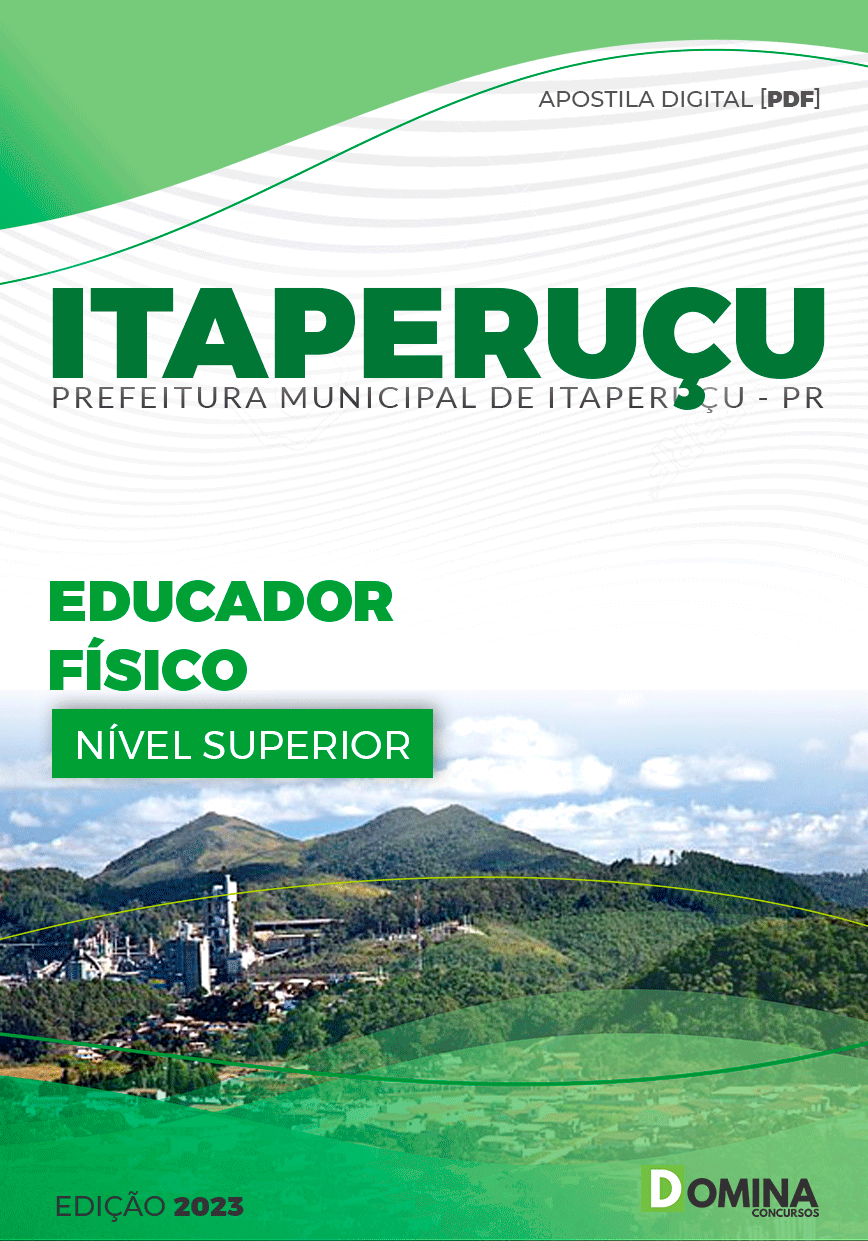 Apostila Concurso Pref Itaperuçu PR 2023 Educador Físico