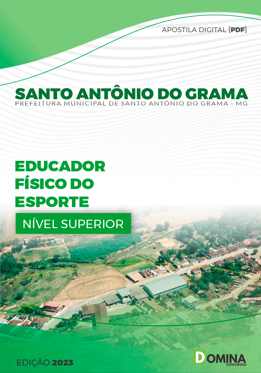 Pref Santo Antônio do Grama MG 2023 Educador Físico Esporte