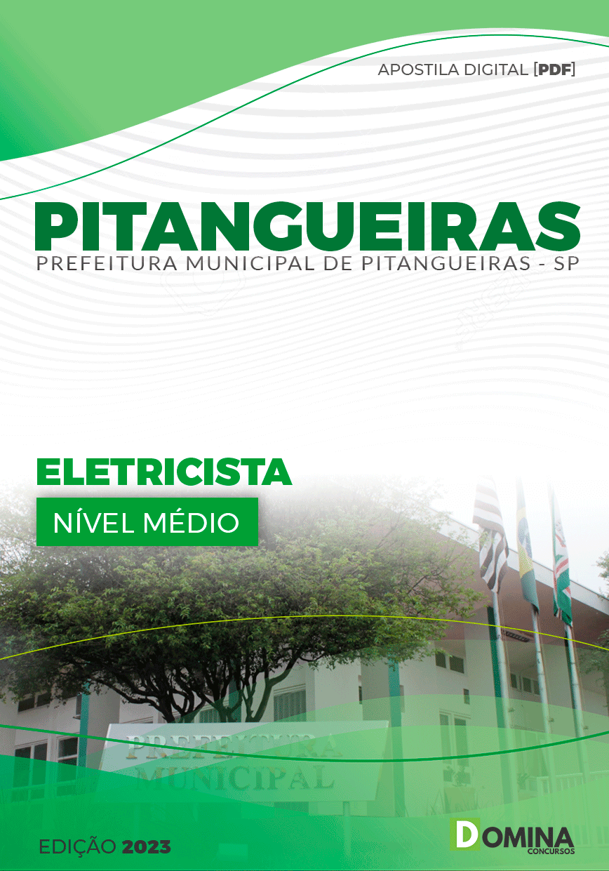 Apostila Concurso Pref Pitangueiras SP 2024 Eletricista
