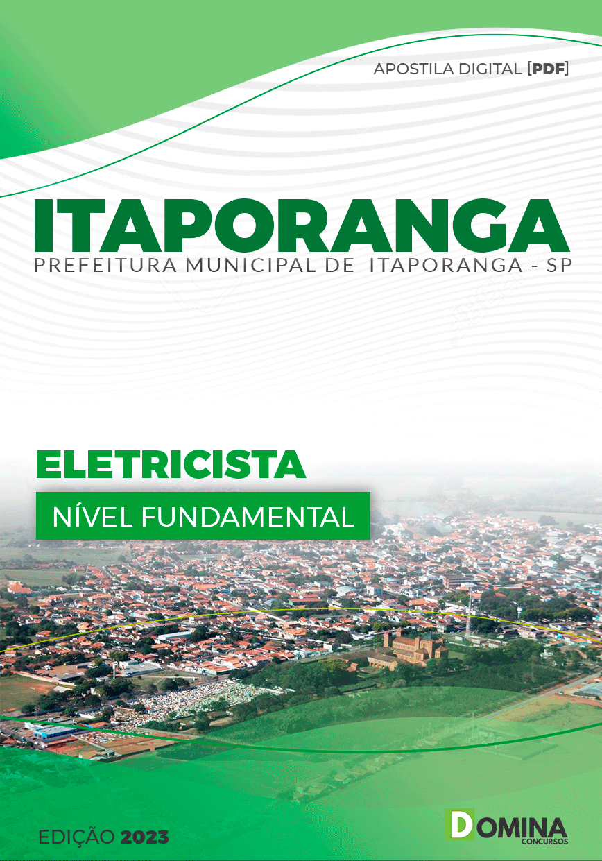 Apostila Concurso Pref Itaporanga SP 2024 Eletricista