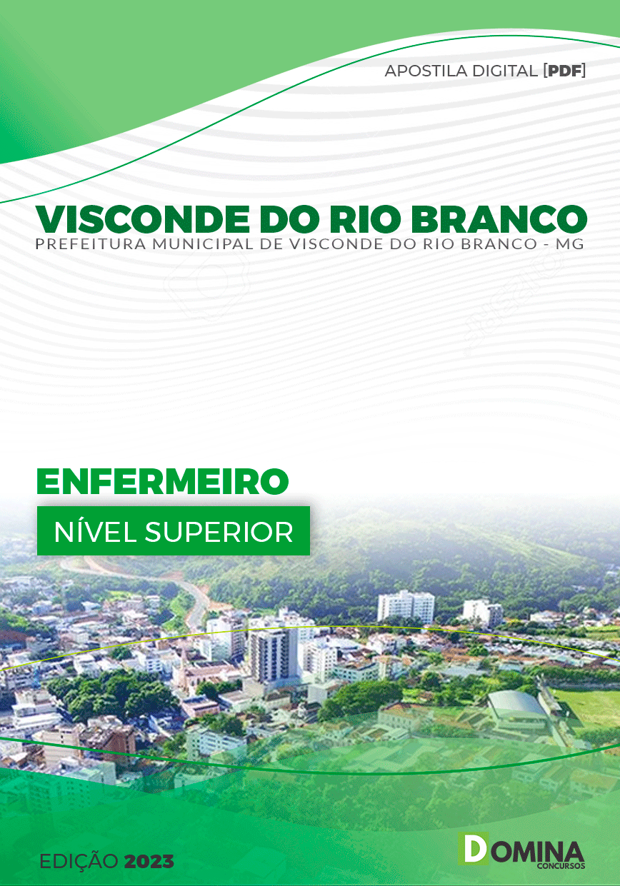 Apostila Pref Visconde do Rio Branco MG 2023 Enfermeiro