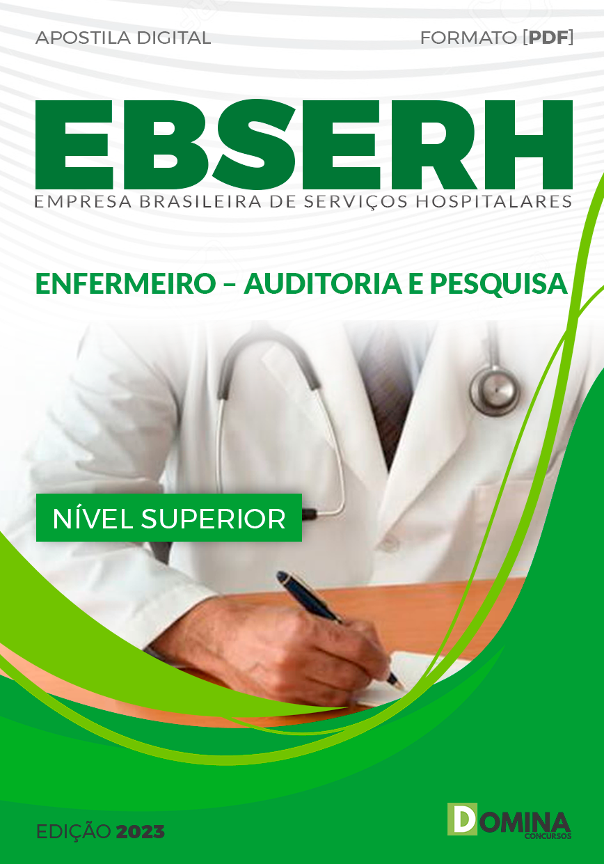 Apostila Concurso EBSERH 2023 Enfermeiro Auditória Pesquisa