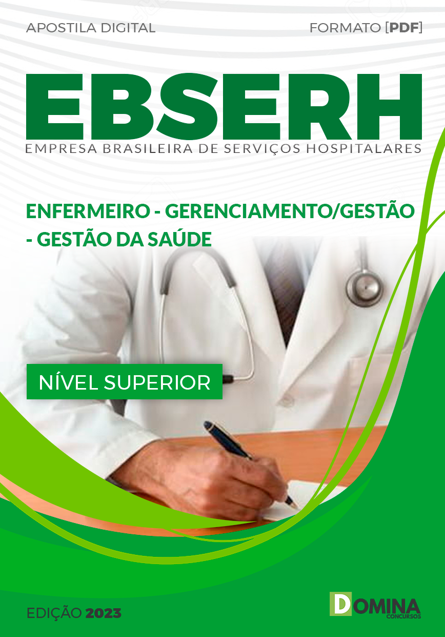 Apostila Concurso EBSERH 2023 Enfermeiro Gestão Saúde