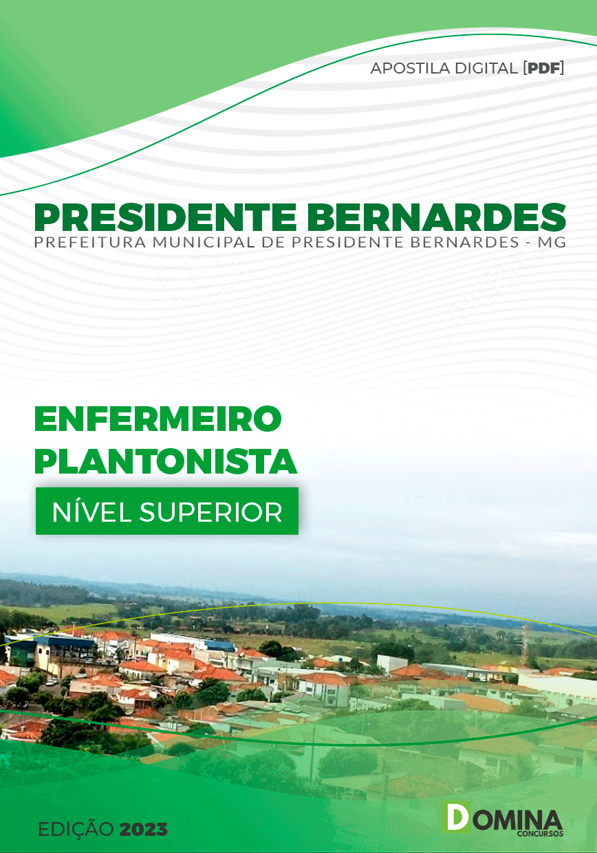 Pref Presidente Bernardes MG 2023 Enfermeiro Plantonista