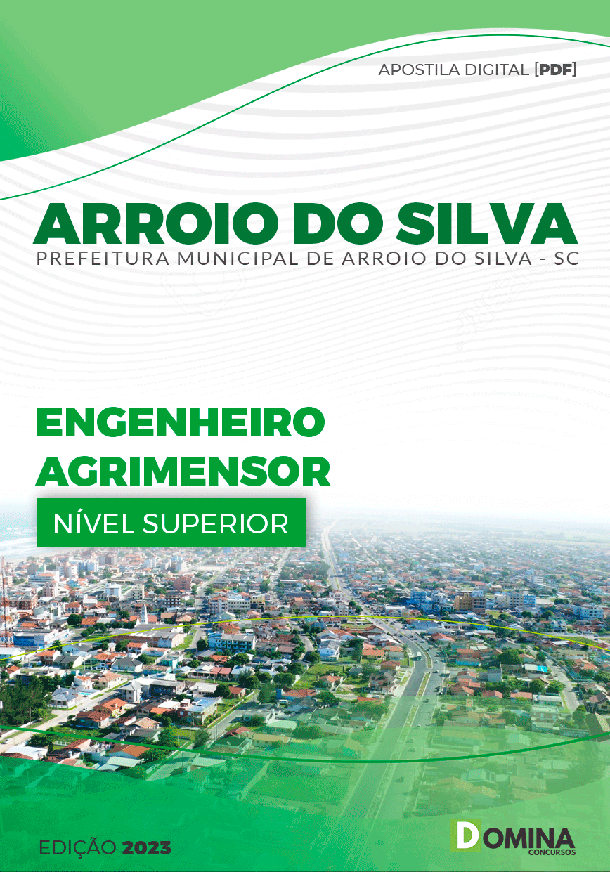 Apostila Pref Arroio do Silva SC 2023 Engenheiro Agrimensor