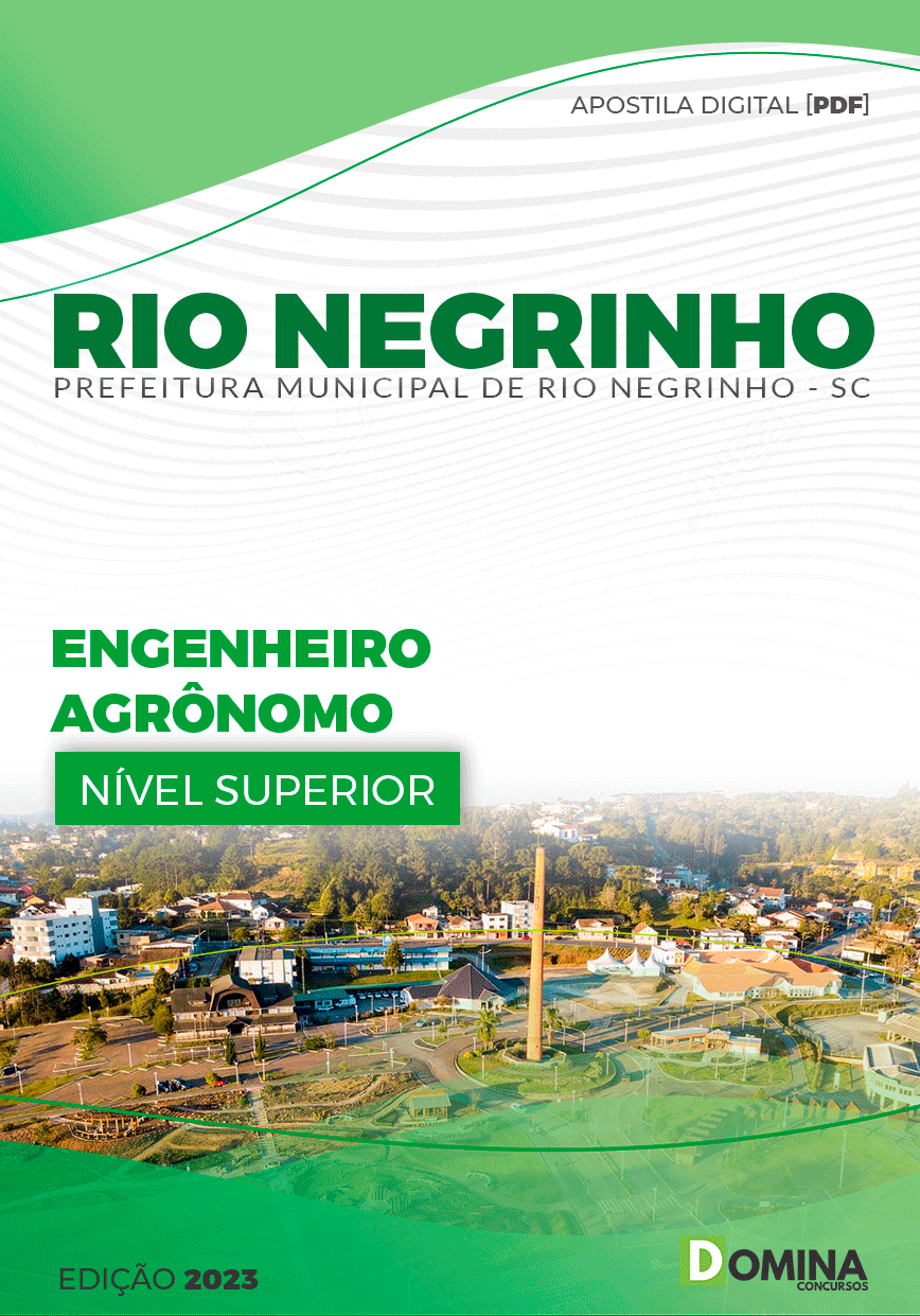 Apostila Pref Rio Negrinho SC 2023 Engenheiro Agrônomo