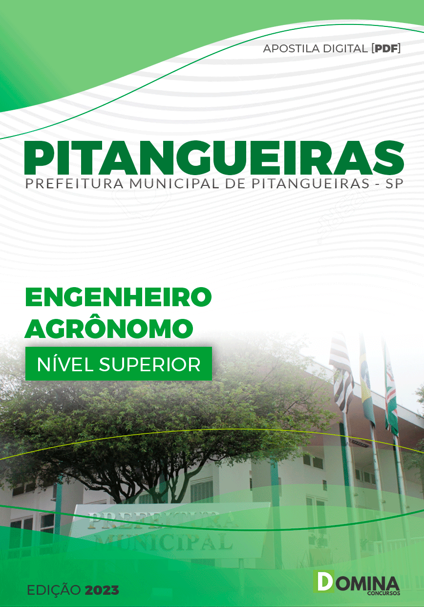 Apostila Concurso Pref Pitangueiras SP 2024 Engenheiro Agrônomo