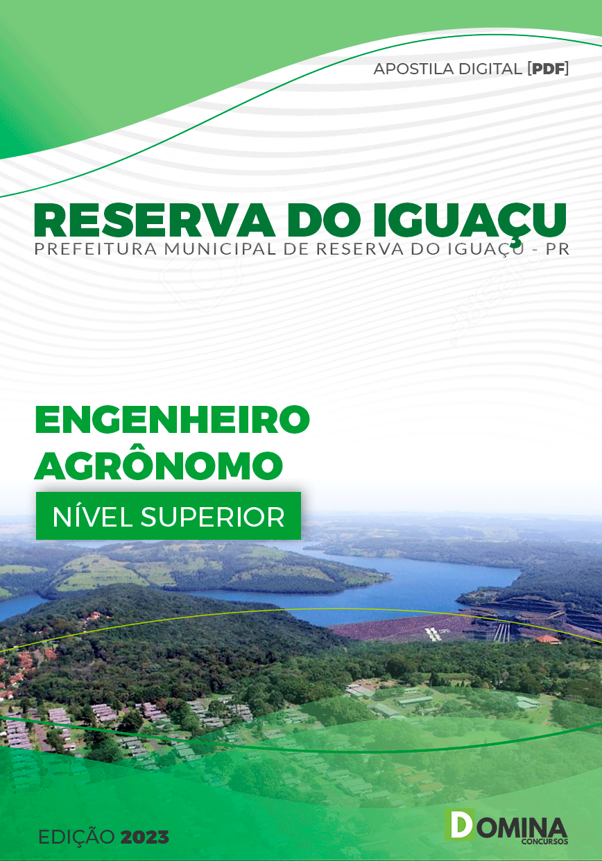 Apostila Pref Reserva do Iguaçu PR 2023 Engenheiro Agrônomo