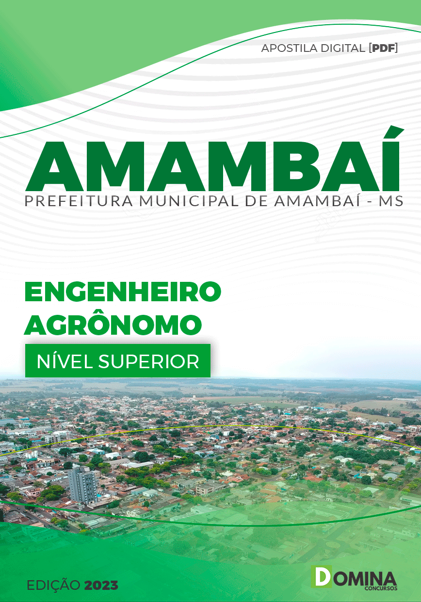 Apostila Concurso Pref Amambai MS 2023 Engenheiro Agrônomo