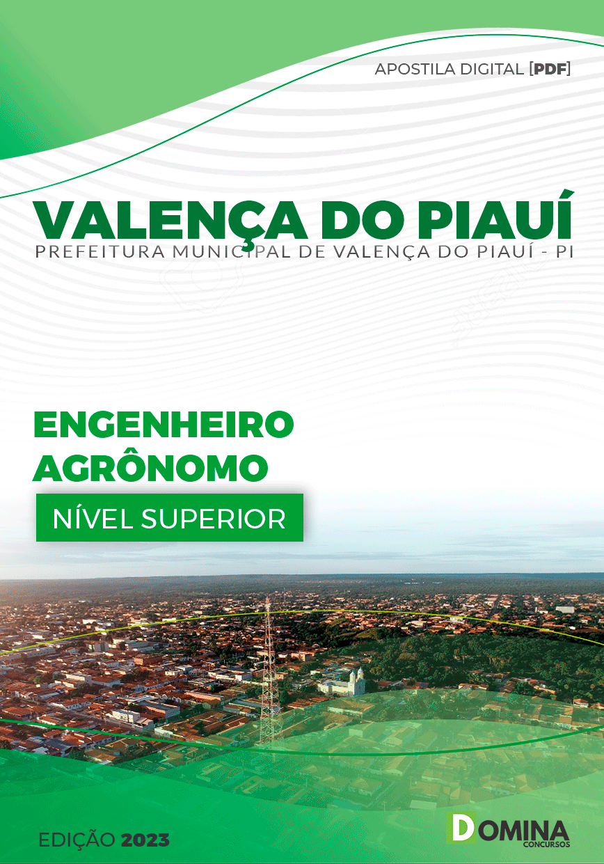 Apostila Concurso Pref Valença PI 2023 Engenheiro Agrônomo