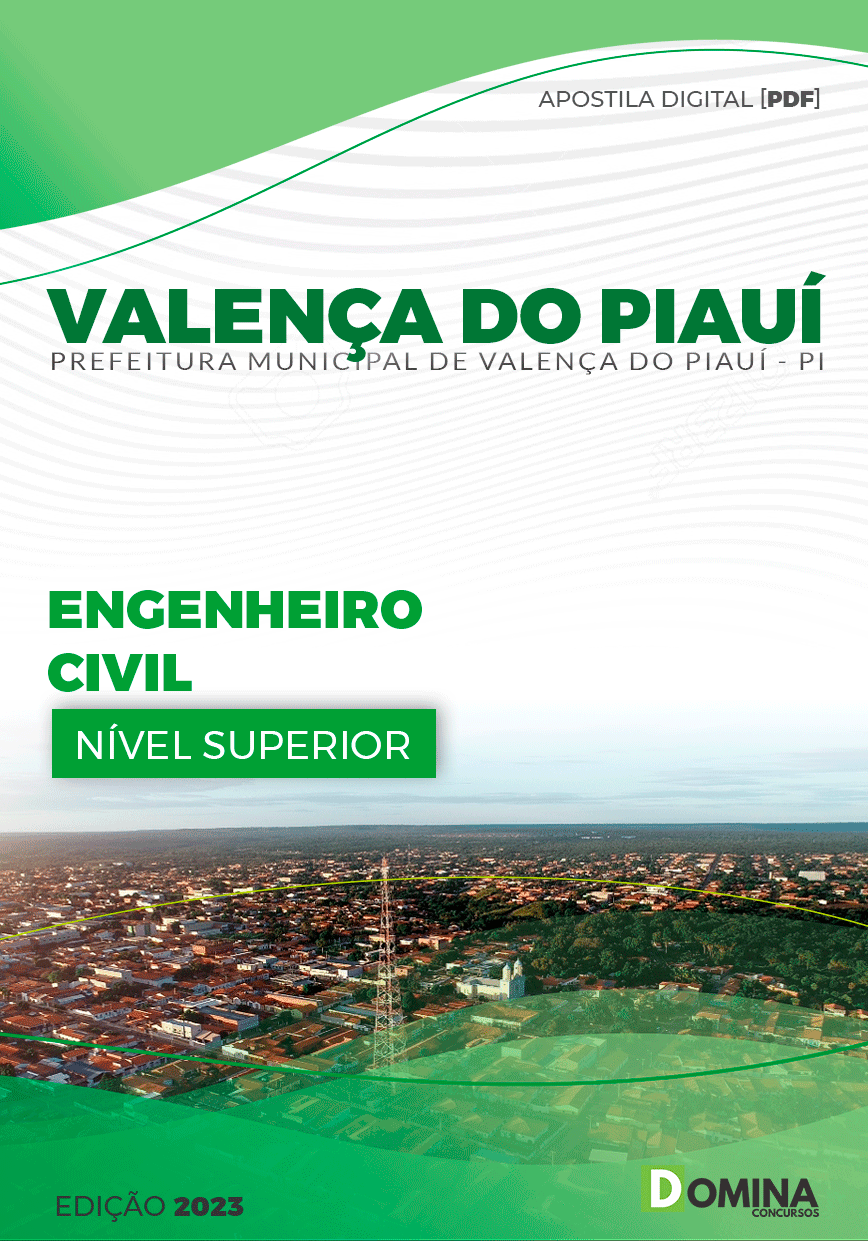 Apostila Concurso Pref Valença PI 2023 Engenheiro Civil