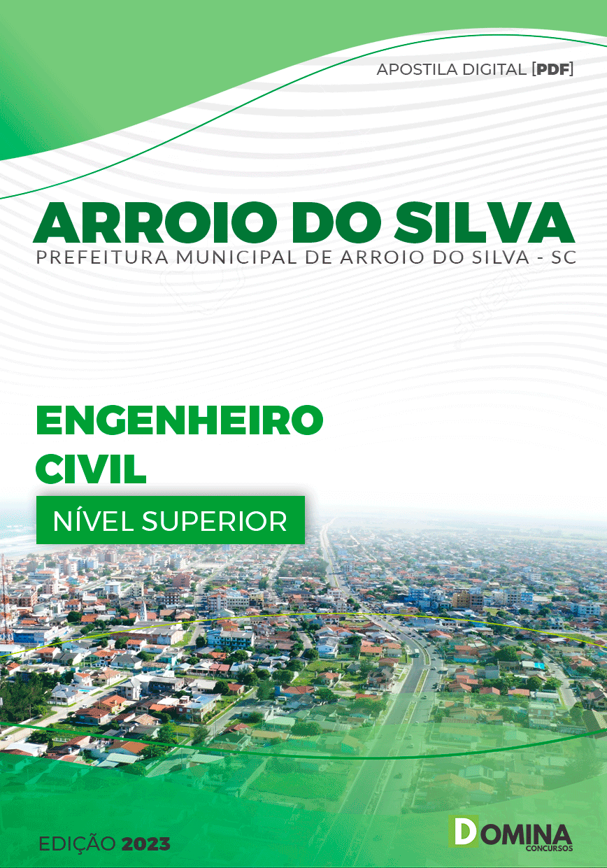 Apostila Pref Arroio do Silva SC 2023 Engenheiro Civil