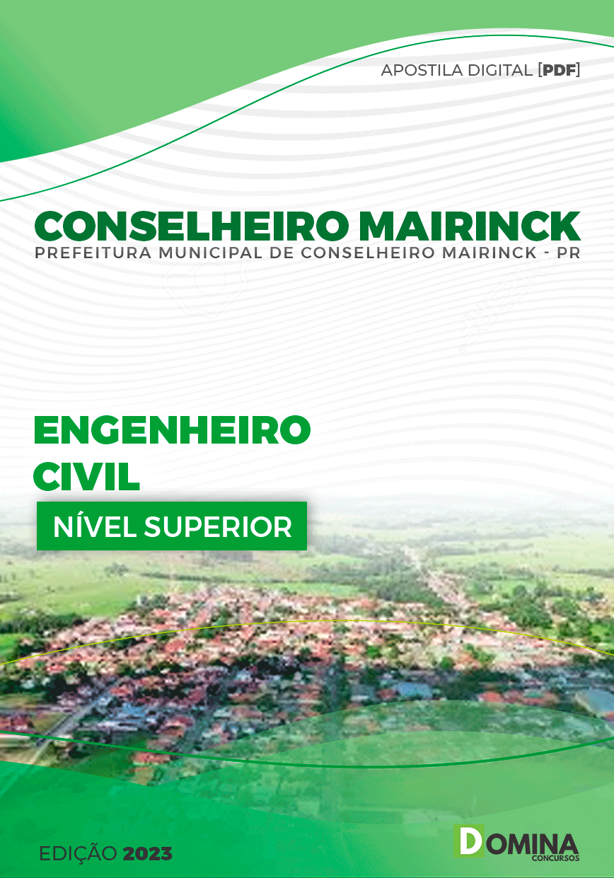 Pref Conselheiro Mairinck PR 2023 Engenheiro Civil