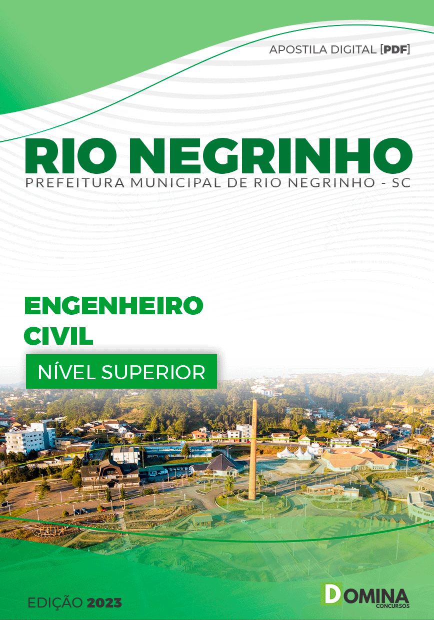 Apostila Pref Rio Negrinho SC 2023 Engenheiro Civil