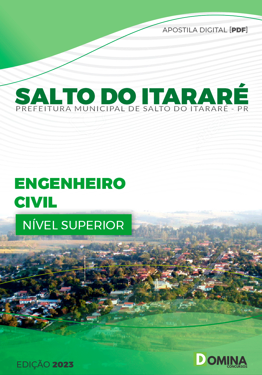 Apostila Pref Salto do Itararé PR 2023 Engenheiro Civil