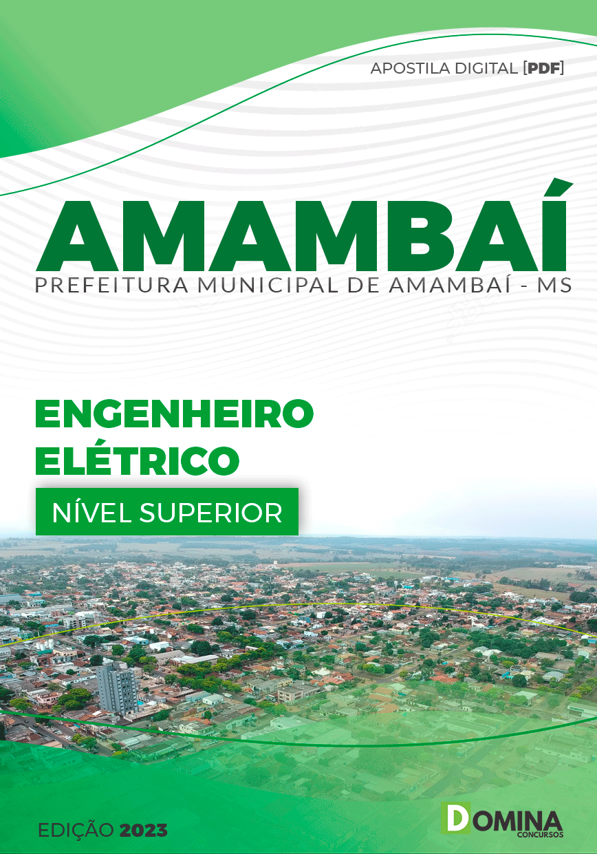 Apostila Concurso Pref Amambai MS 2023 Engenheiro Elétrico