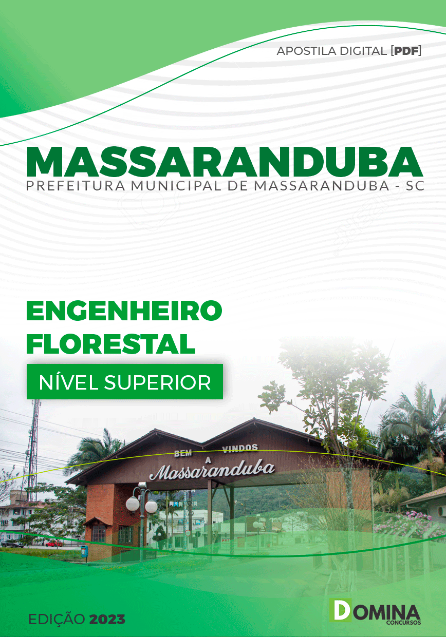 Apostila Pref Massaranduba SC 2023 Engenheiro Florestal