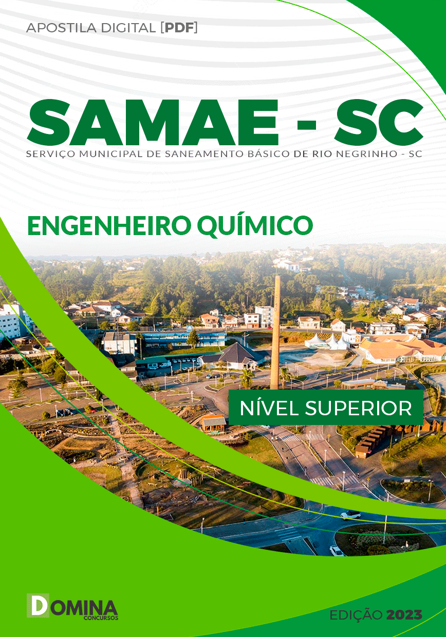 Apostila SAMAE Rio Negrinho SC 2023 Engenheiro Químico