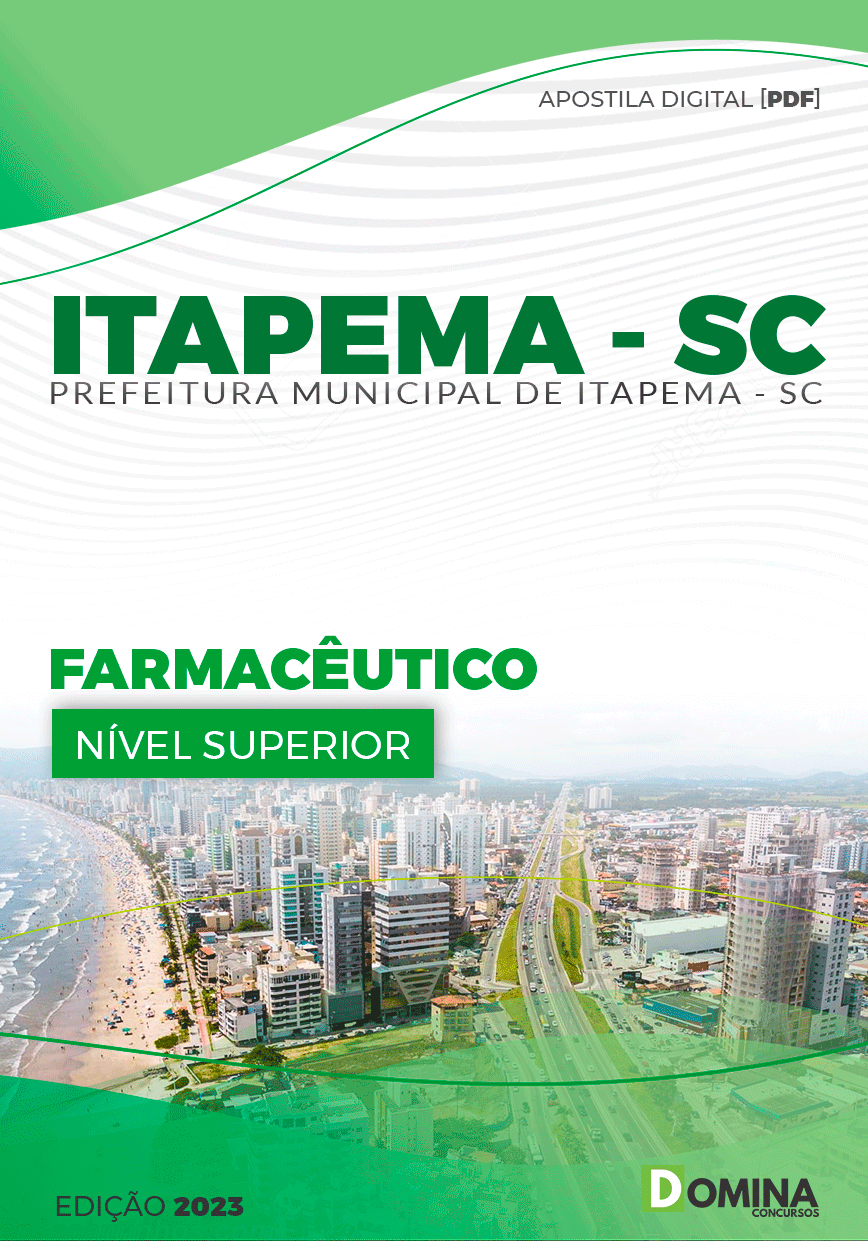 Apostila Pref Itapema SC 2023 Farmacêutico